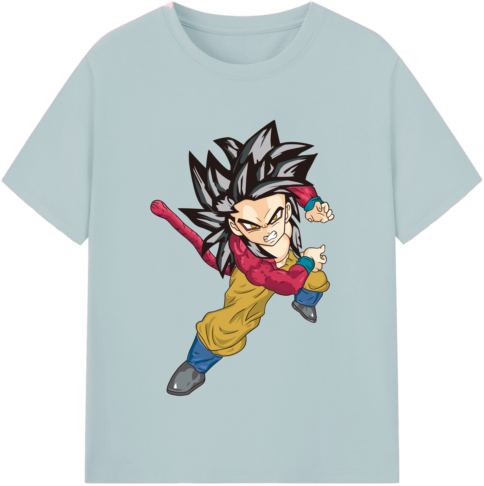 （画像用） ドラゴンボール 孫悟空（そん ごくう）Son Goku カカロット DRAGON BALL Kakarotto 綿100％半袖Tシャツ（フロントプリント）